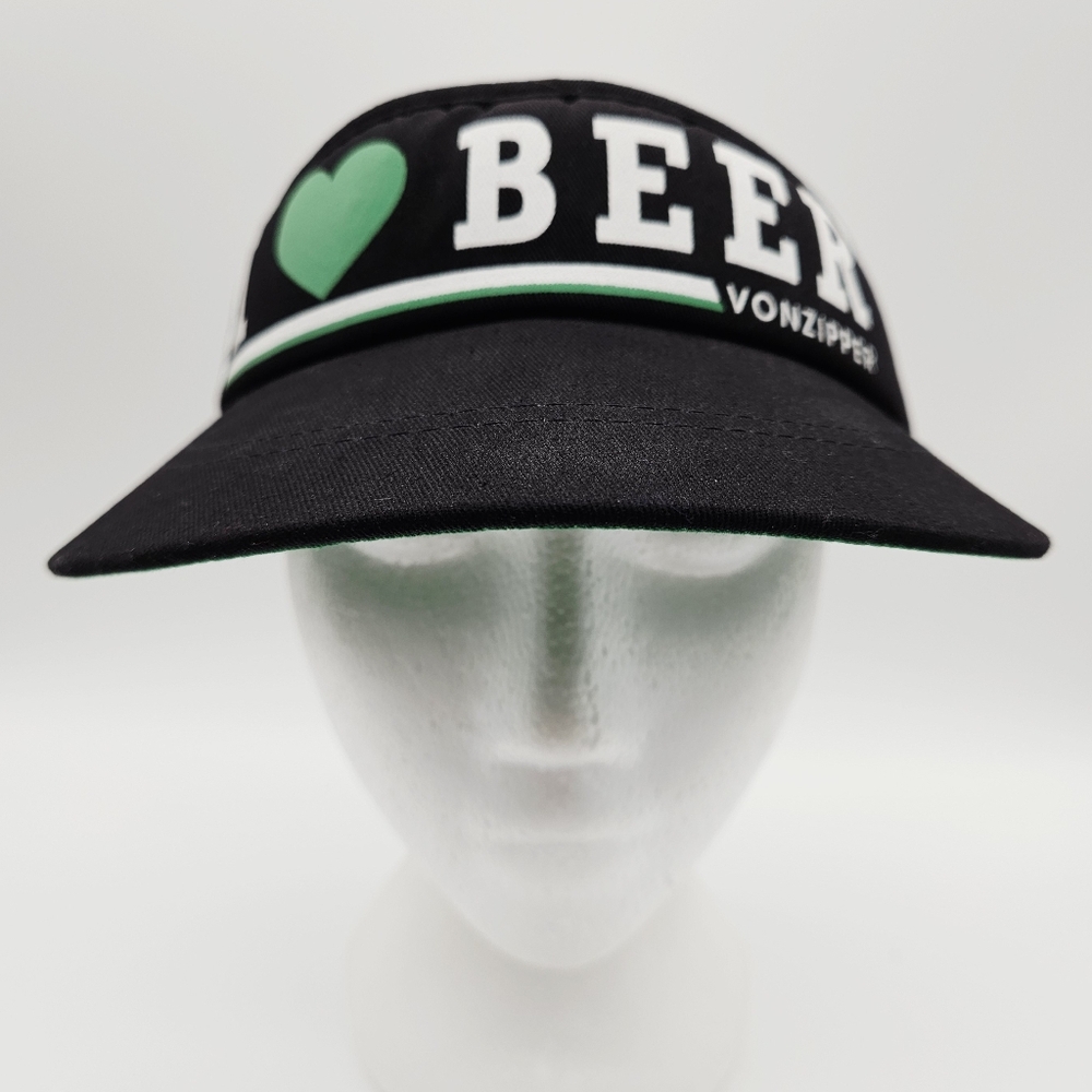VONZIPPER | "I Love Beer" adjustable visor
